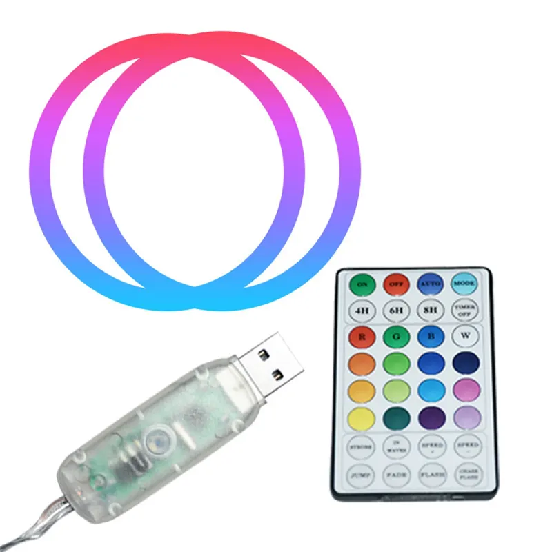 RGB LED Light Strip Transparent Plastic for Console for Console Light Bar