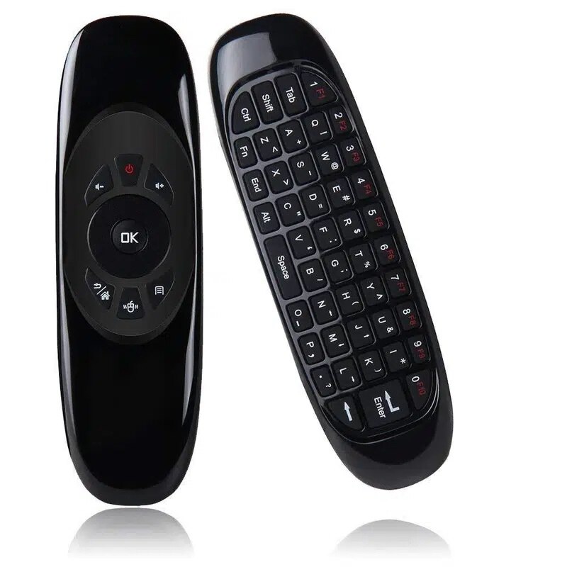 High Quality C120 Air Mouse Mini Keyboard Mouse Somatosensory Gyroscope Double-Sided Remote Control for PC Android TV Box