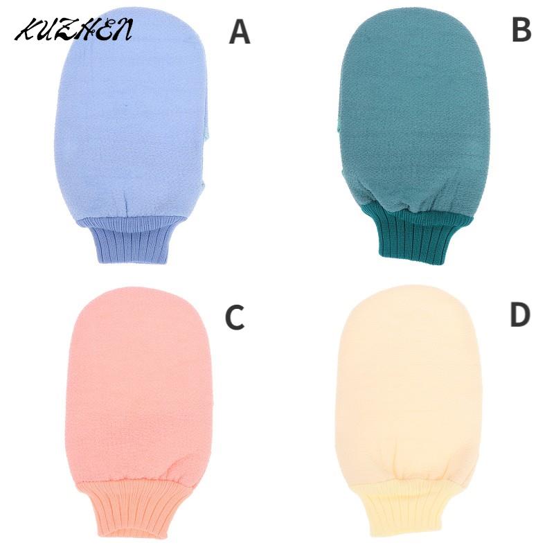 New 1Pc Shower Spa Exfoliator Double Sided Bath Glove Body Cleansing Scrub Mitt Rub