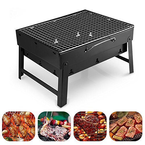 Foldable Portable Charcoal BBQ Grill Barbecue