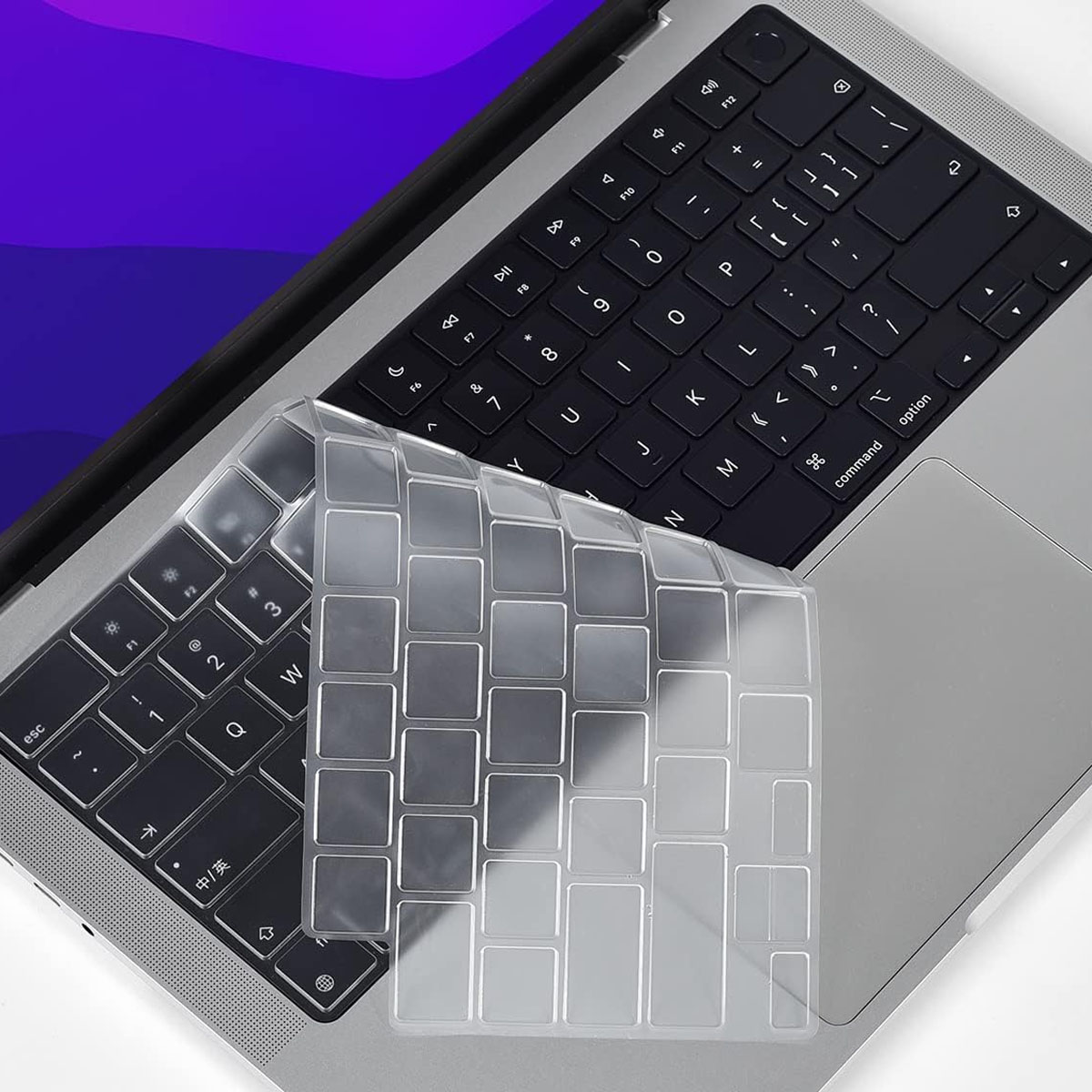 PMH Tech Coteci Keyboard Cover For MacBook Pro 14 inch 16 M1 M2