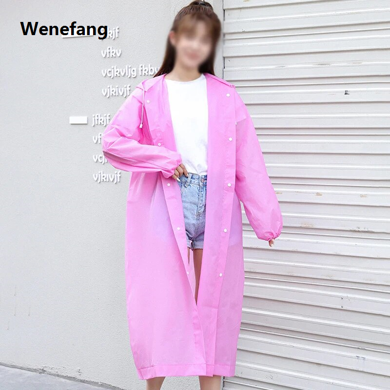 Raincoat Non-disposable Unisex Thickened Waterproof Outdoor Clothing Long Section of Anti-storm Rain Rainwear