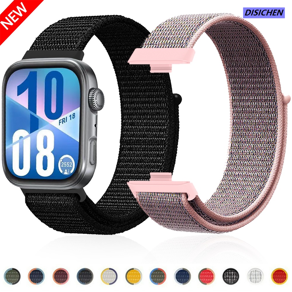 DISICHEN Nylon Loop Band for Huawei Watch Fit 4 Strap Official original Bracelet Watchband Correa for Huawei Watch 4 Pro/Fit 3 accessory