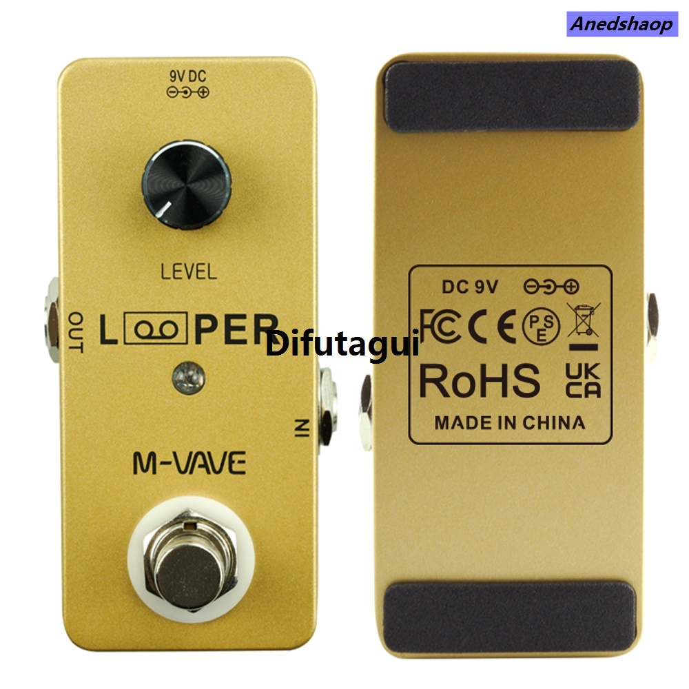 Difutagui M-VAVE MINI LOOPER Guitar Effect Pedal Max. 5 Minutes Recording High 2025 New Quality Time Full Metal Shell Guitar Pedal Guitar Parts Accessories