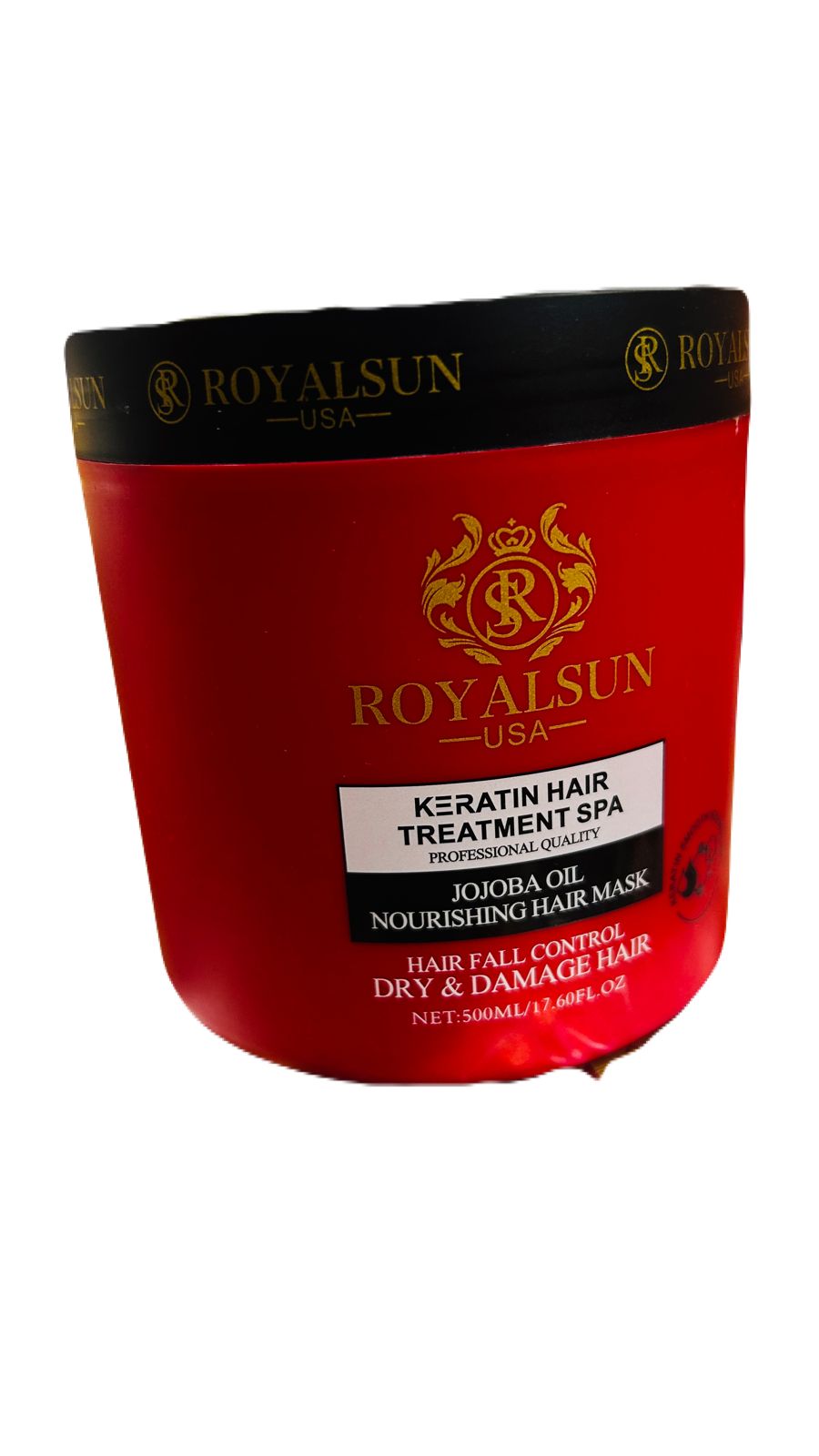 Royalsun USA Keratin Smooth | Sulphate Free | Paraffin Free | Hair Fall Control Shampoo 550 ML