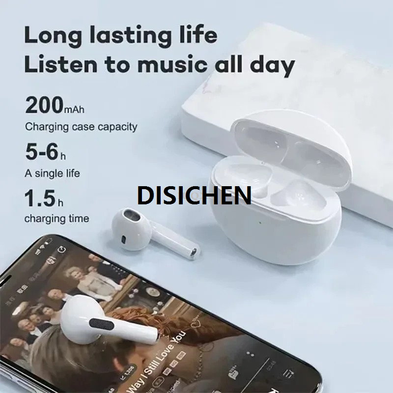 DISICHEN IUQXU Original Pro 6 TWS Wireless Bluetooth Earphones Headphones Mini Fone Earphone Stereo Sport Headset For Xiaomi Android Earbuds 2025 New