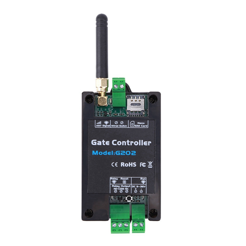 G202 Mobile Phone 4G Single Relay Switch Electric Gate Remote Controller 850/900/1800/1900MHz