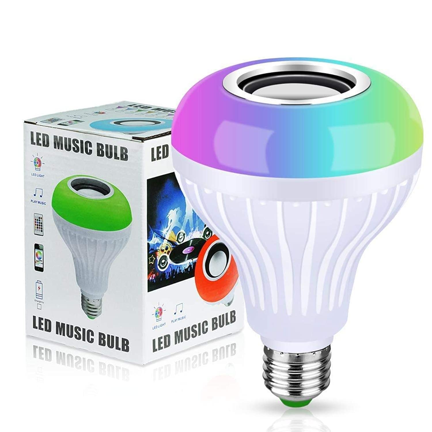 Remote Controlled Color Changing Bluetooth Smart Led Disco Light Bulb Speaker