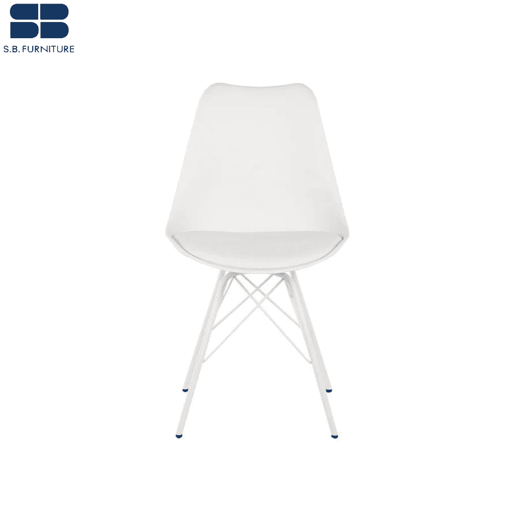 SB Furniture Ashira Dining Chair Set Of 4- SL White(49x55x85cm)