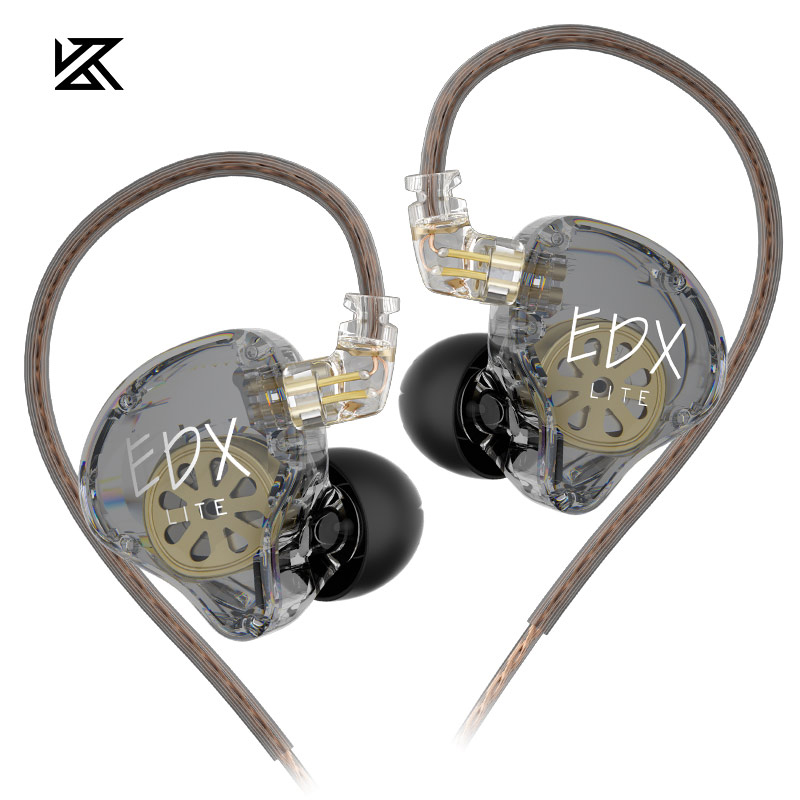 Original KZ EDX Lite HIFI Bass Earphones Stereo Music Earbuds In Ear IEM Monitor Stage Live Headphones Gaming Sports Headset Pro Bles Online DZ-37A-06