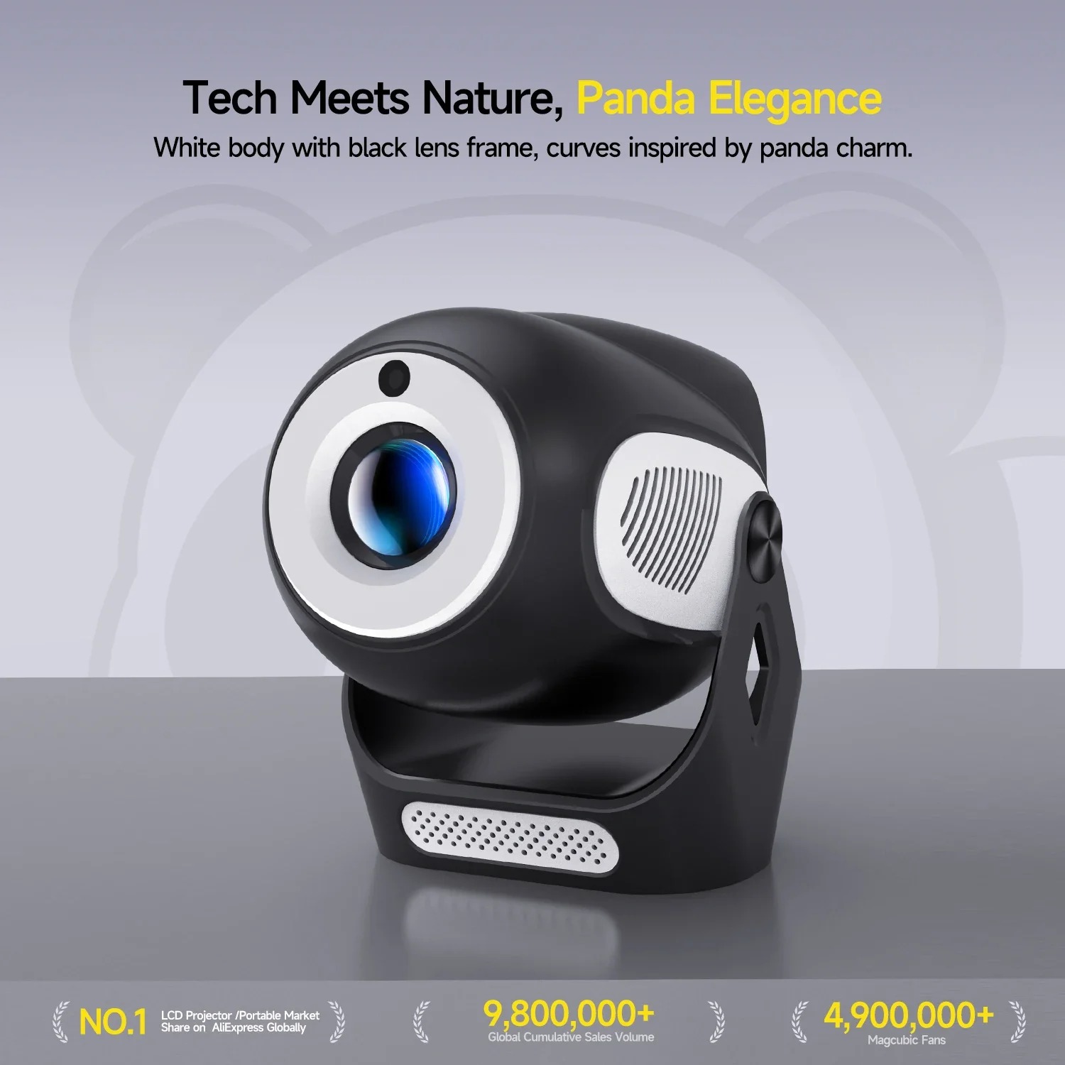 Magcubic HY300X 4K HD Electronic Focus Projector Dual Wifi6 200ANSI Allwinner H713 BT5.0 Home Cinema Outdoor Projetor