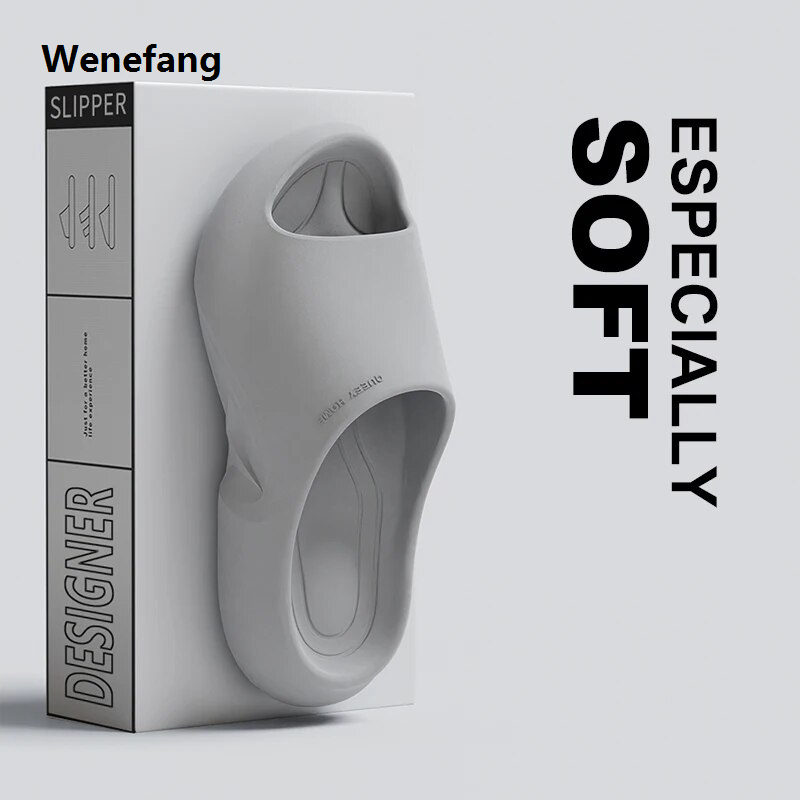Wenefang Summer Men Slipper Stylish Safe EVA Thick-Bottomed, Anti-Slip Bargain price Shower Slippers - Perfect for Couples, Sporty Versatile