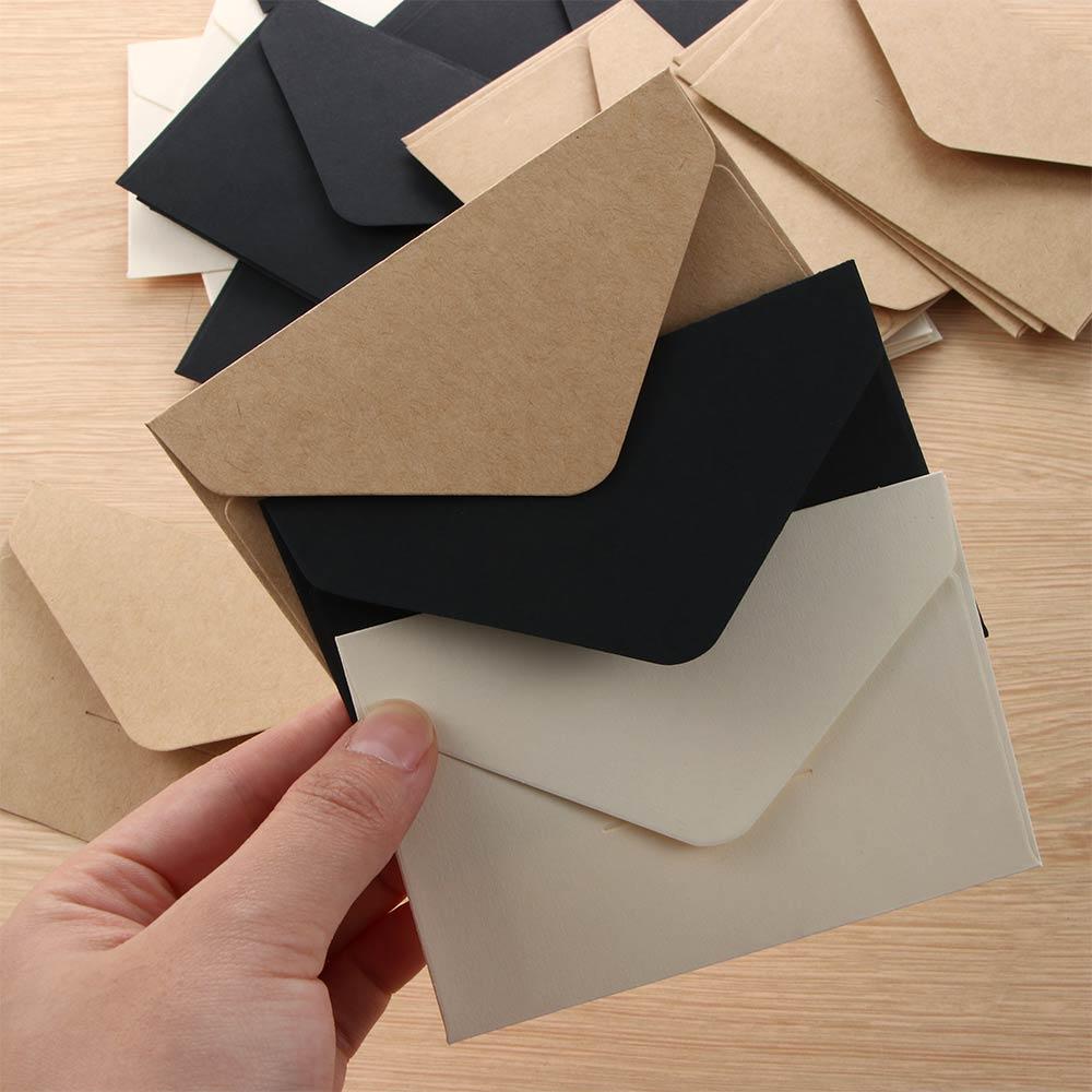 Stationary Vintage Blank White Classical European Style Mini For Letter Invitation Envelope Gift Envelope Paper Envelopes
