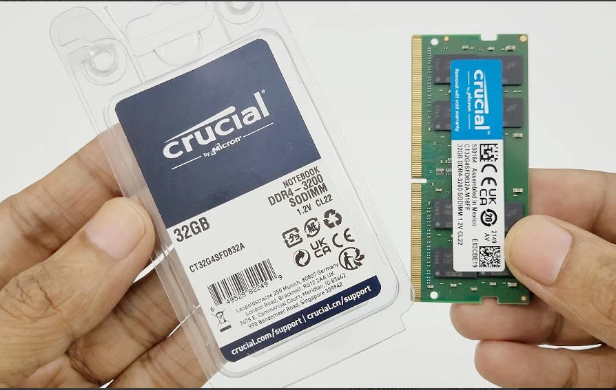 Crucial 32GB DDR4-3200 SODIMM Laptop RAM