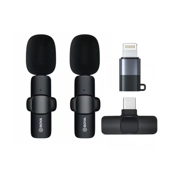 BY-MW3 Wireless Microphone Type C + Lightning