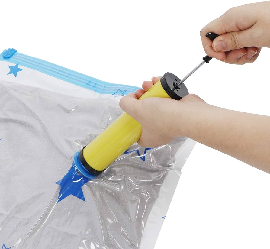 Vacuum Suction Air Pump For Clothing Storage Vacuum Compression Bag High Volume Storage Vacuum Bags