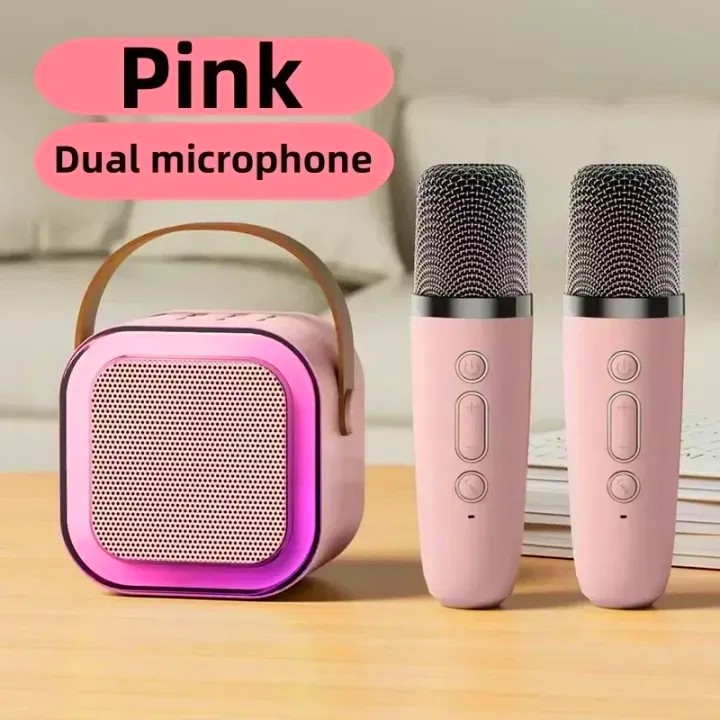 StarVoice K12 - Bluetooth Singing Machine with Lights & Mic Set