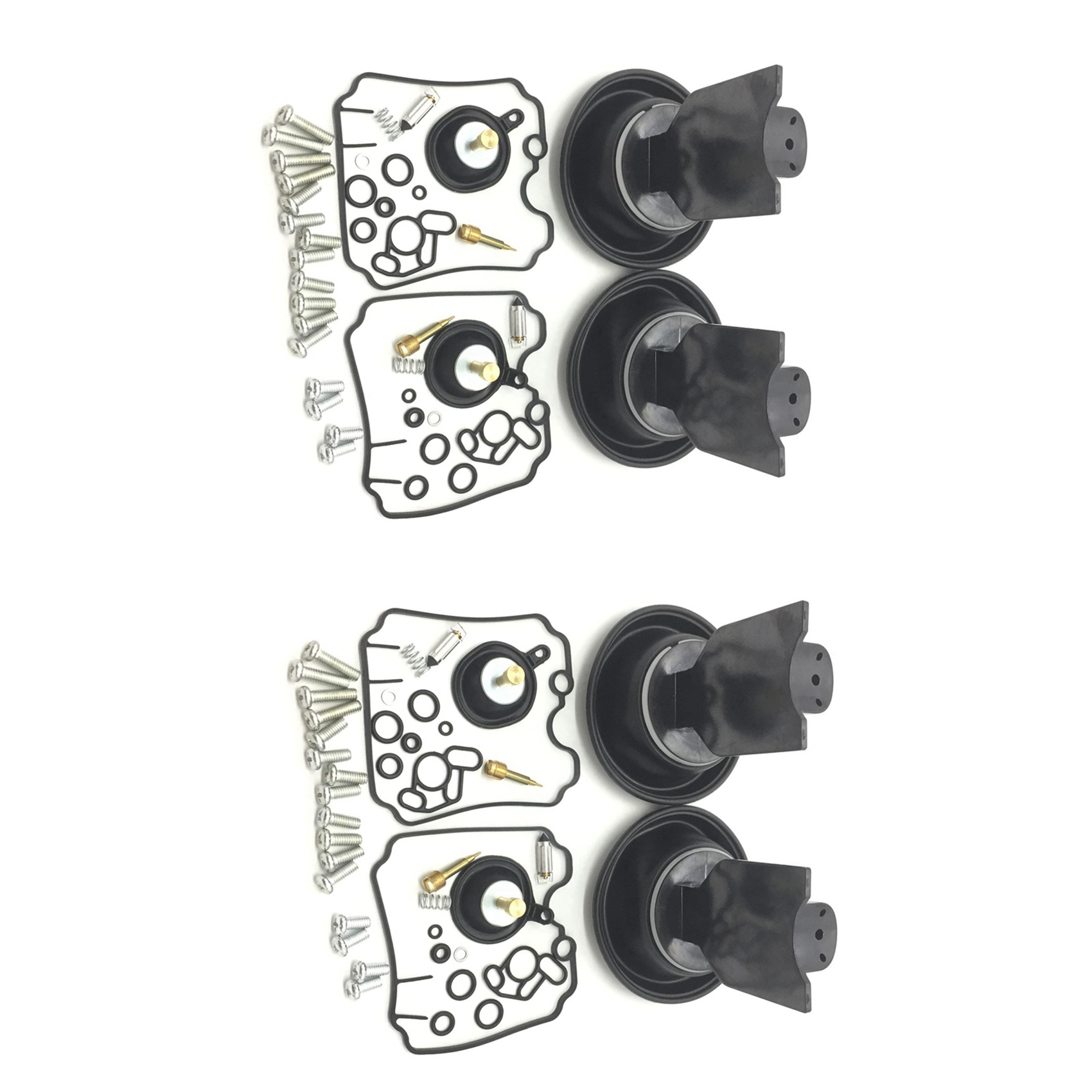 NCANRUI 2X for TDM850 XTZ750 TDM 850 Carburetor Repair Kit Membrane Diaphragm Vacuum