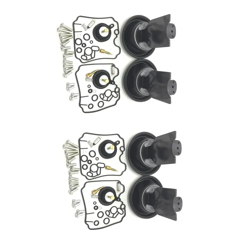 NCANRUI 2X for TDM850 XTZ750 TDM 850 Carburetor Repair Kit Membrane Diaphragm Vacuum