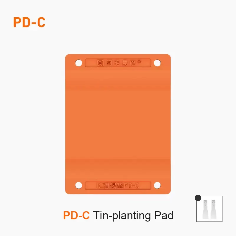 AMAOE PD-C Heat Insulation Planting Tin Pad for Mobile Phone Repair BGA Reballing Platform CPU IC Rework Adsorption Silicon Mat Bles Online DZ-28D-04