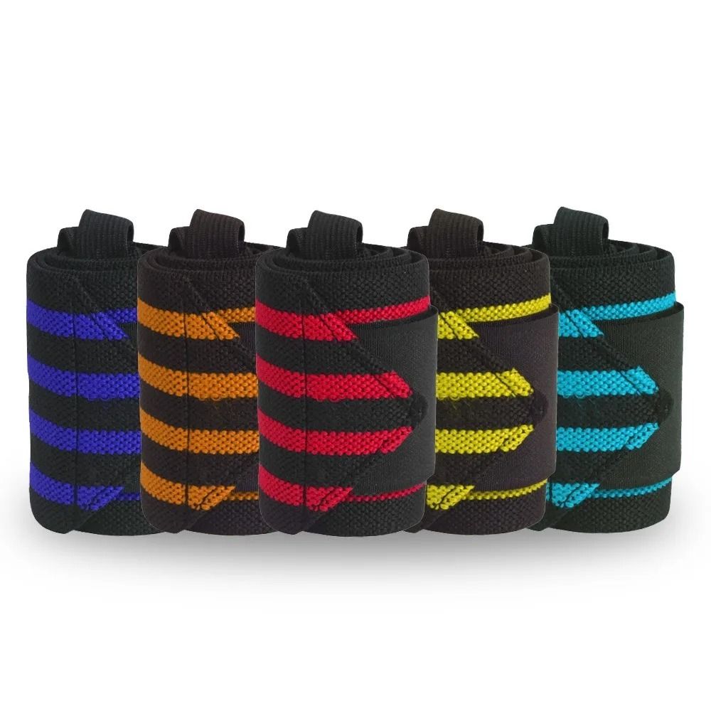 1pair Professional Compression Wristband Breathable Adjustable Wrist Wraps Protection Wrist Support Brace Bodybuilding