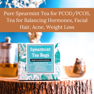 Spearmint Tea Bags | Pure Spearmint Tea | Tea Amo Nepal | 20 Pure Spearmint Tagless Tea Bags | Aids In Hormonal Balance
