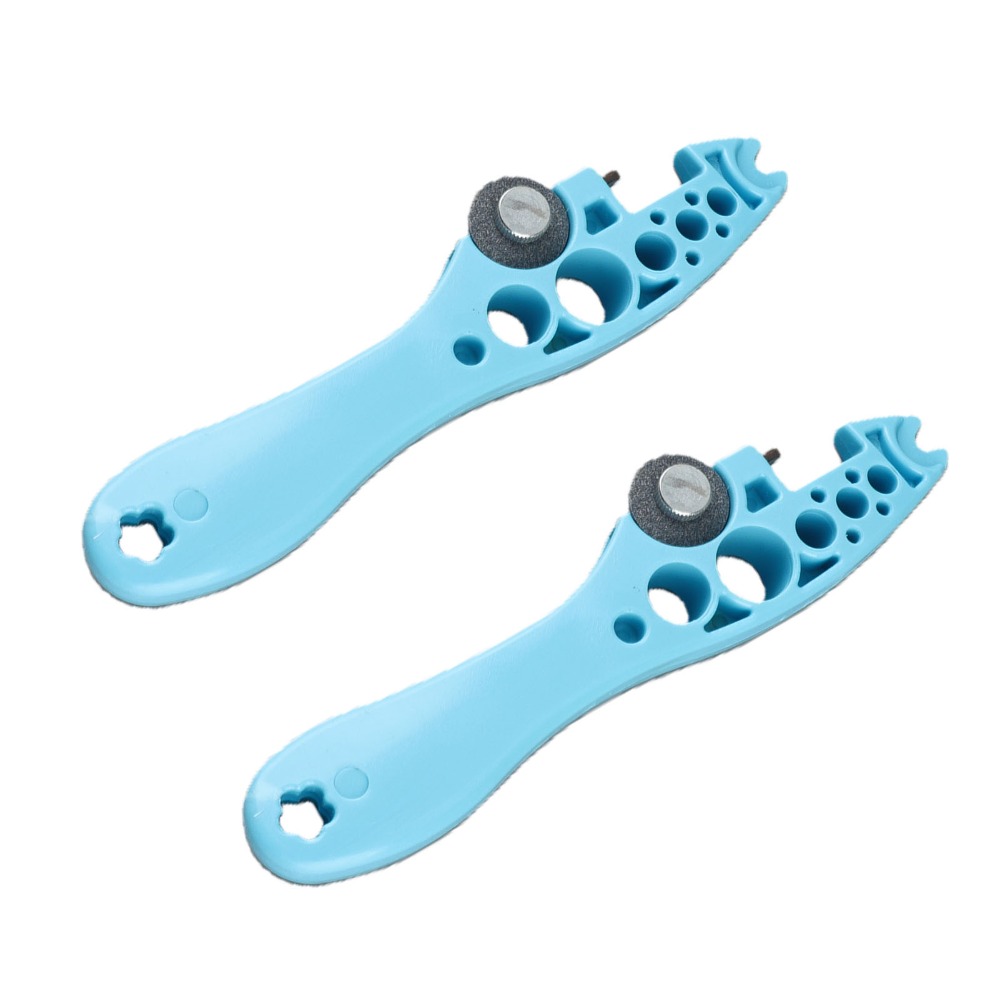 2Pcs High Practicality Plastic Ampoule Bottle Opener Lightweight Grinding Wheel Multifunctional Ampoule Cutter Portable Durable Ampoule Bottle Breaker Clinic Use