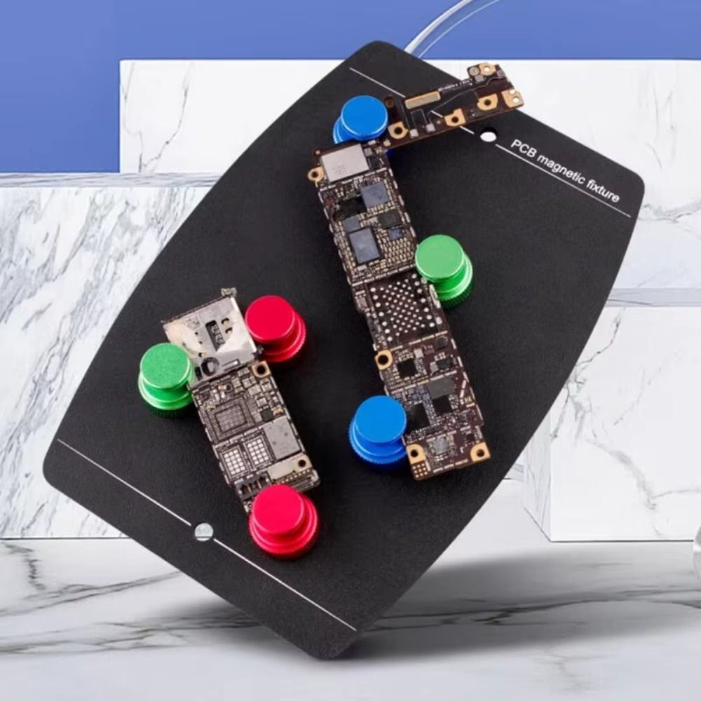 Fixed Maintenance Magnetic Design Mobile Phone Repair Platform Strong Clamp Arbitrary Position Adjustment Universal Fixture Multifunctional Clamp 6pcs Magnetic Pins Magnetic Soldering Platform Electronic Repair