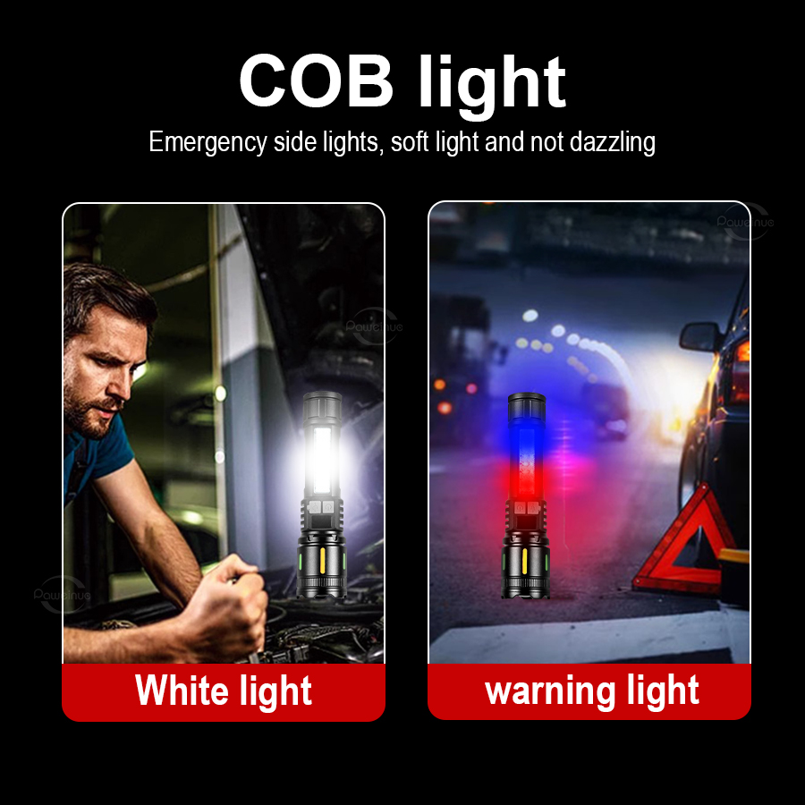 Luxury Super 300W Ultra Powerful Flashlight Built 3600mAh Battery Rechargeable Tactical Torch High Power Led Flashlight Camping Lantern