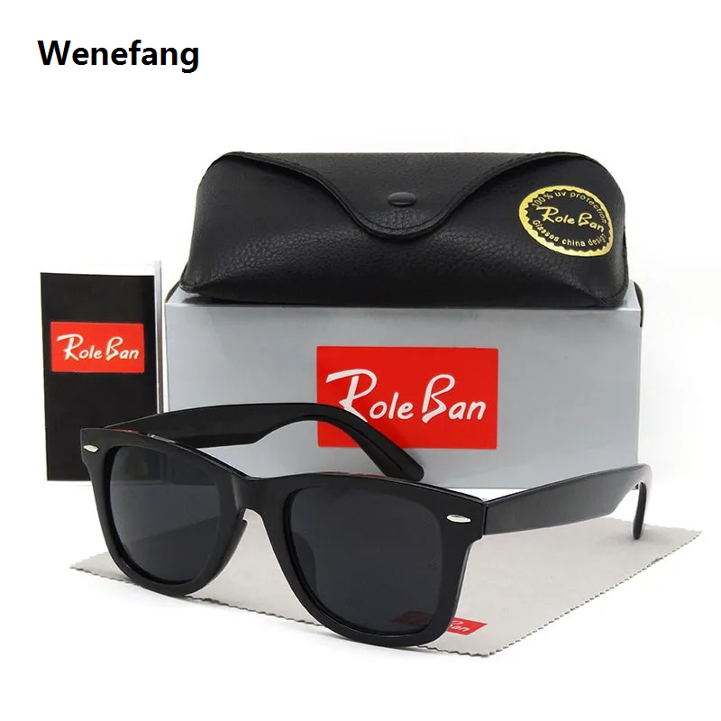 Wenefang 2022 Fashion Pilot Sunglasses Classic Design Vintage Sunglass 2025 New Women Driving Square Style Sun Glasses Male Goggle UV400