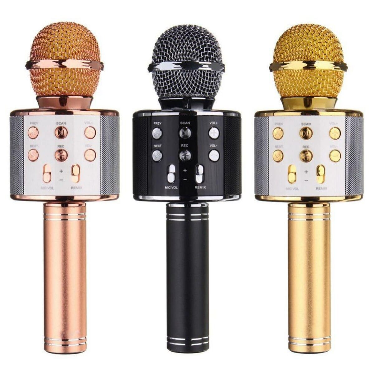 Wireless Bluetooth Microphone Recording Condenser Handheld Microphone Stand With Bluetooth