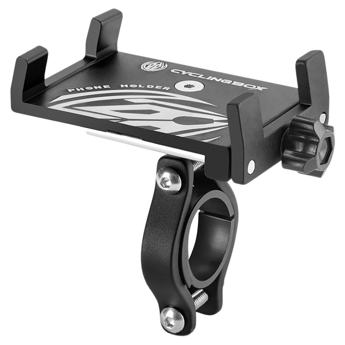 CYCLING BOX Bicycle Scooter Aluminum Alloy Mobile Phone Holder Mountain Bike Cell Phone Stand Cycling Accessories A