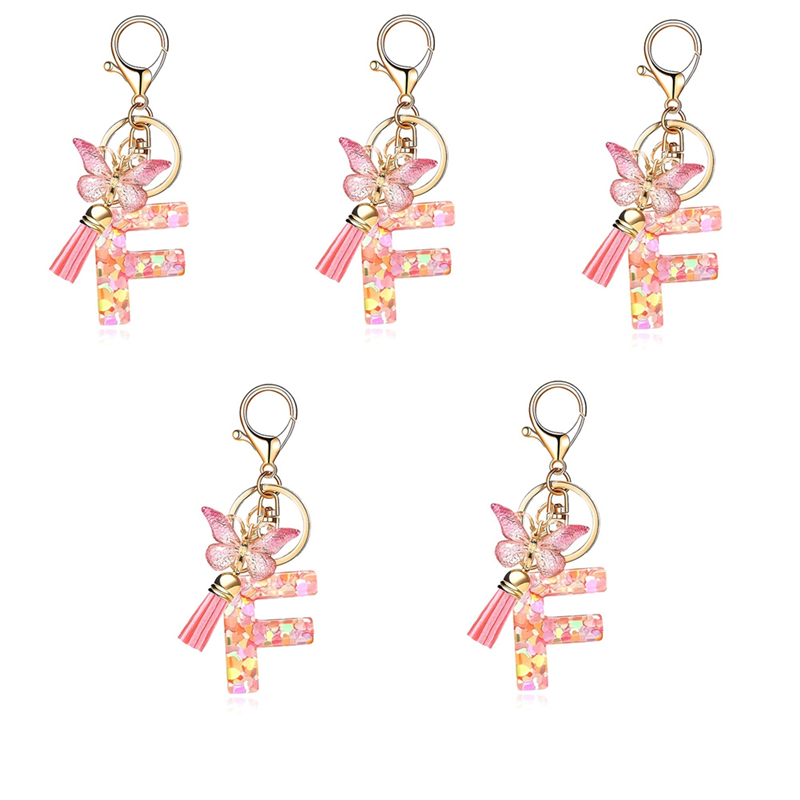 F Type Fashion Letter Key Crystal Epoxy Ladies Pendant Easy Install Easy to Use