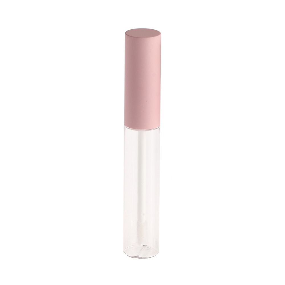 1pc 10ml Empty Round Lip Gloss Tube With Wand Applicator Refillable Plastic Lipstick Lip Balm Bottles Vials DIY Container New