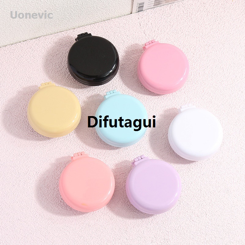 Difutagui Tool girl styling brush folding comb for women, travel New 【2025 Version】 style portable small comb with folding mirror - 1 piece.