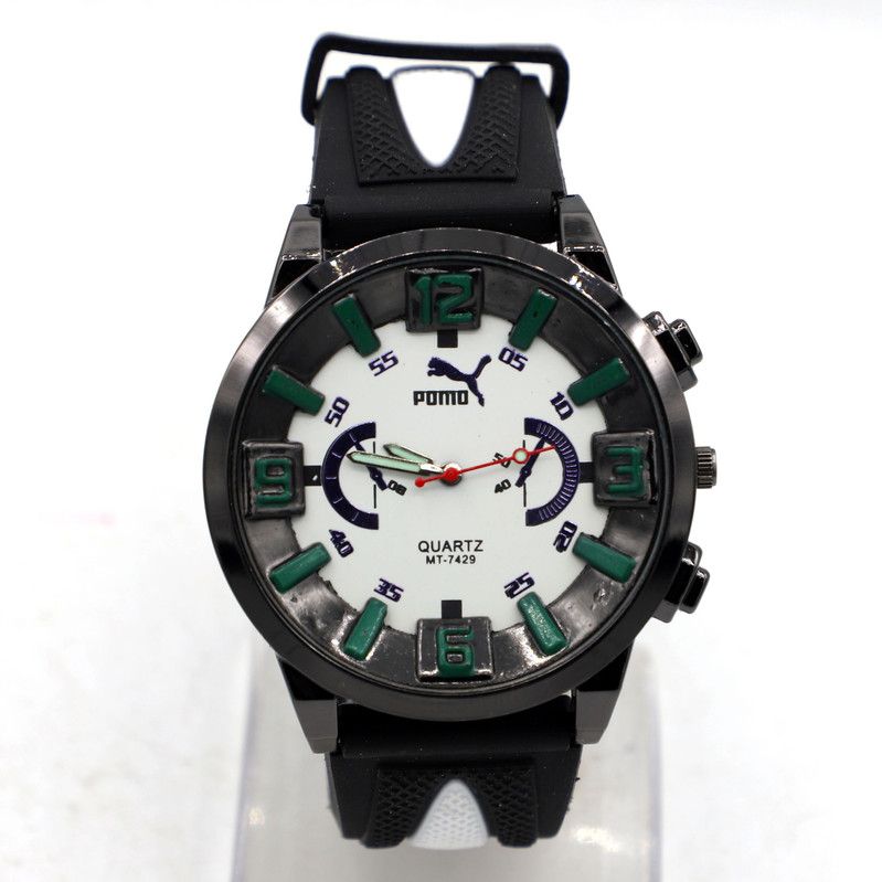 Fashionable Watch For Men || Round Dial Leather Belt Waterproof Watch For Men || Sold By Best Supplier