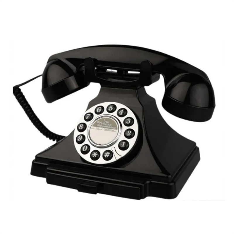 Audio Guestbook Wedding Phone Custom Audio Message Guestbook,Black