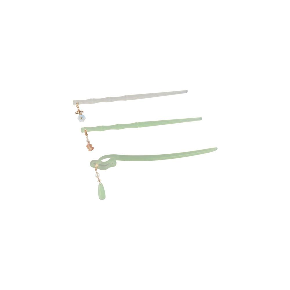 Sweet Vintage Simple Metal For Girls Headdress Chinese Hair Fork Women Hair Sticks Hanfu Hairpins Hair Clip
