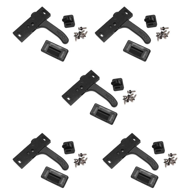 ARELENE 5X RV Screen Door Latch Door Latch for Motor Home, RV, Cargo Trailer, Trailer, Left Hand