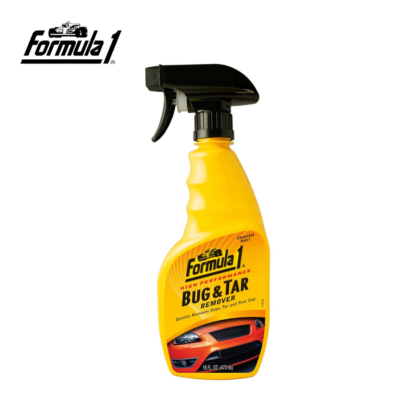 Bug and Tar Remover | Formula1 Bug and Tar Remover -473ml Sap, Tar, Dirt & Bug Remover Car Detailing | Powerful Car Cleaner | Exterior Care Products Won’t Scratch Paint (16 oz)