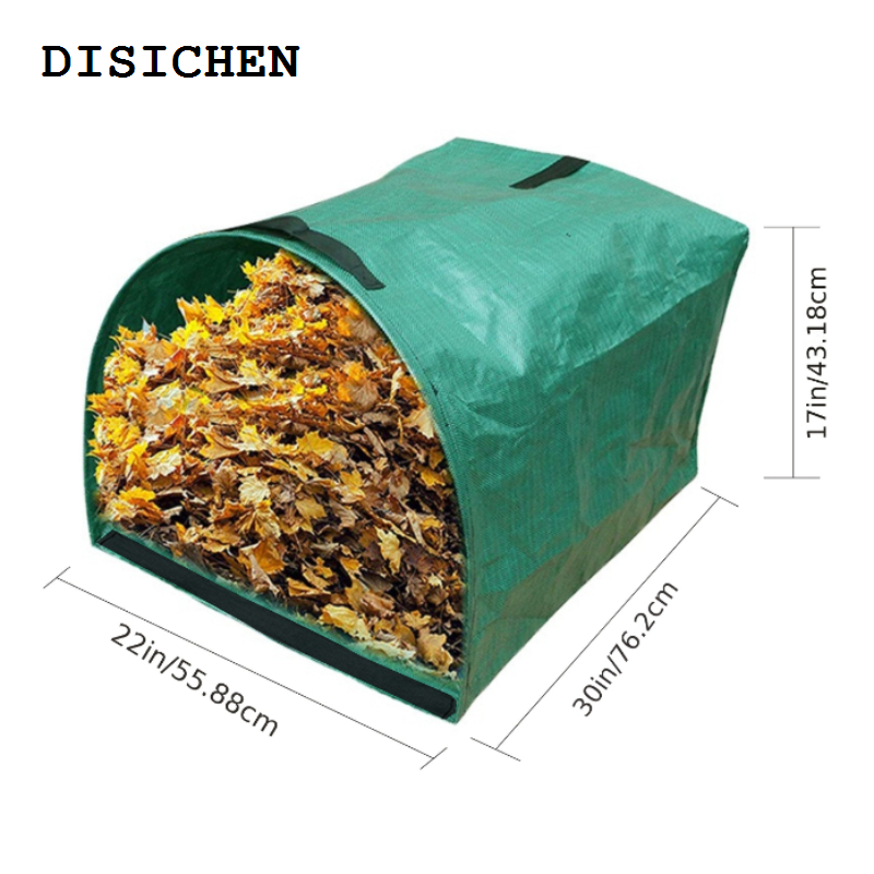 DISICHEN Luxury 1 Pack 53 Gallon Reusable Garden Garbage Bags Falling Leaves Garbage Bag For Collection Yard Leaves Toys Storage Bags