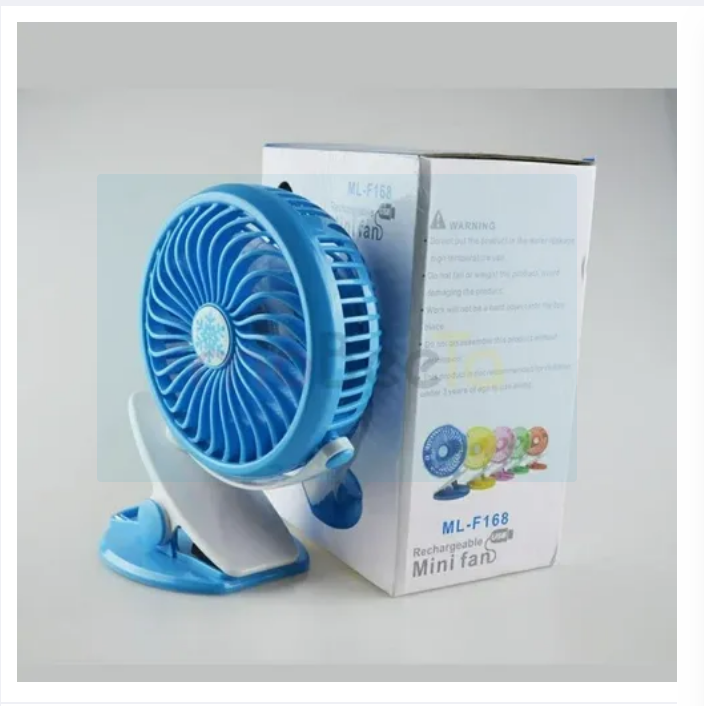 Portable High Speed USB Port Cooling Small Mini Clip Desk Fan 4”