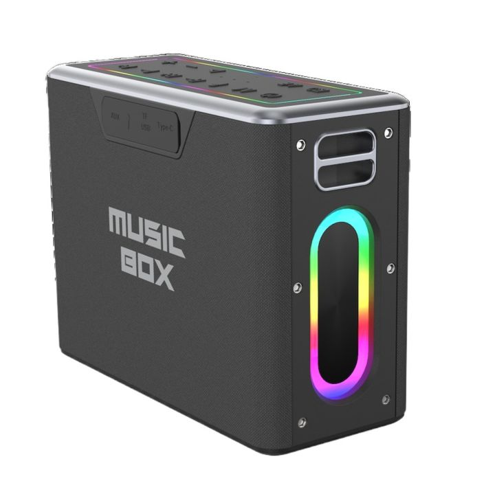 HiFuture Music Box | TWS Karaoke Bluetooth Speaker | 100W Output | Built-In-Powerbank | RGB Lighting | Portable Design