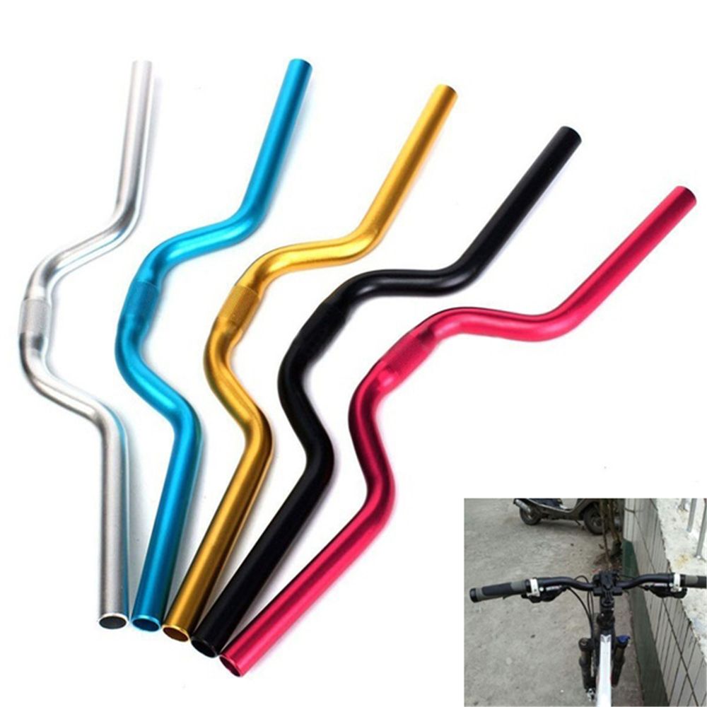 Durable Alloy Fixed Gear Riding Bicycle Riser Handle Bike Accessories Mountain Road Bike Handlebar