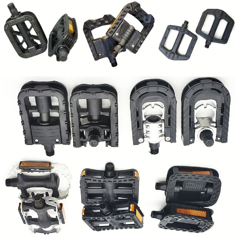 High Quality Non Slip Bearing Road Bicycle Pedal Plastic/Aluminum Alloy Light Weight Foldable Pedal 13 Styles Classic Pedal Bike Accessories