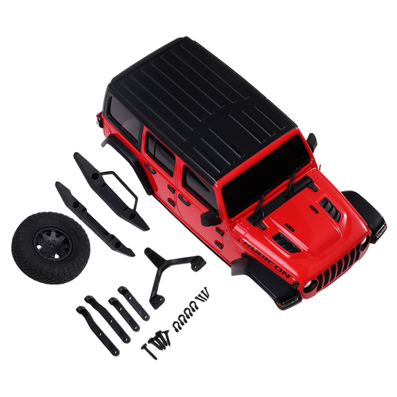 ARELENE Body Car Shell -Body Shell Mini Z Mini-Z for 1/24 Axial SCX24 RC Car Body DIY Upgrade Parts Red