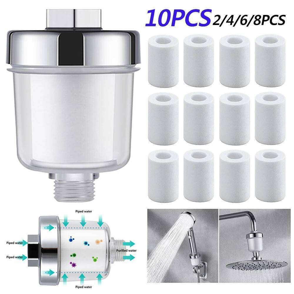 Water Outlet Purifier Kit Universal Faucet Kitchen Shower Filter Transparent Bathroom Filtration System For Home