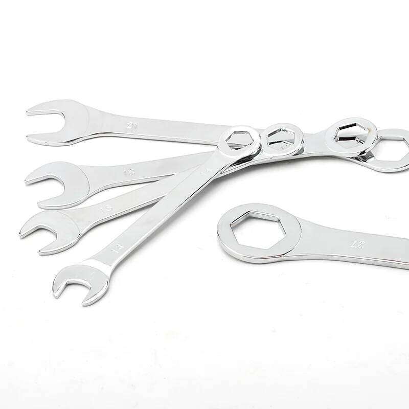 1PC thin combination spanner open-ended ring for car repair hand tools and household mini wrench