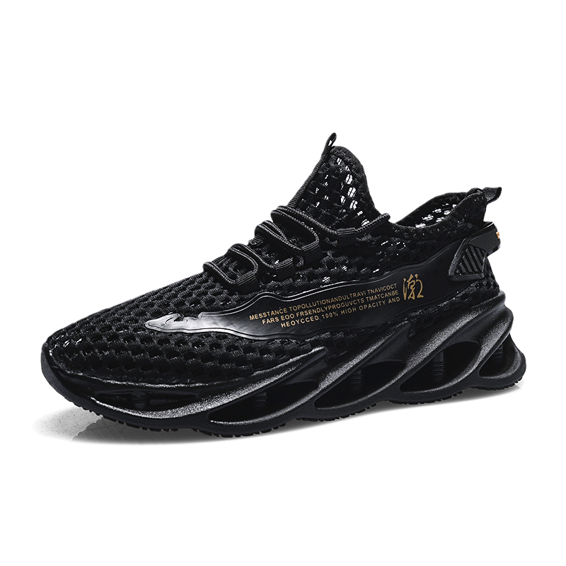 ( BLACK/42 ) Summer New Mesh Sneakers Fashion Flying Woven Running Shoes Trendy Casual Mens Shoes Ultra-Soft Ultra-Light Mesh Shoes Bles Online DZ-23A-58