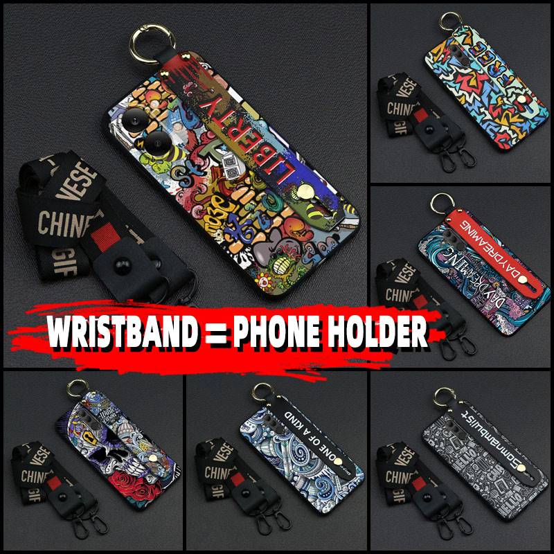 Wristband Silicone Phone Case For Redmi Turbo5 Max/Xiaomi Poco X8Pro Max Anti-knock Phone Holder Personality Soft case